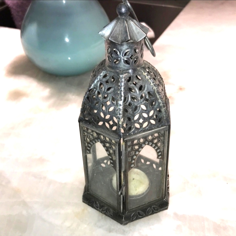 Silver Tin Lattern